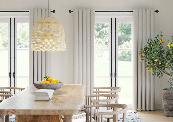 Carina, Stone - Made to Measure Curtains - Image 3